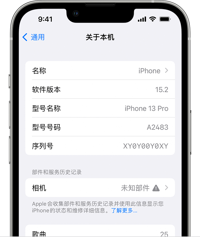 松桃苹果维修分享iPhone 出现提示相机“未知部件”是什么原因？ 